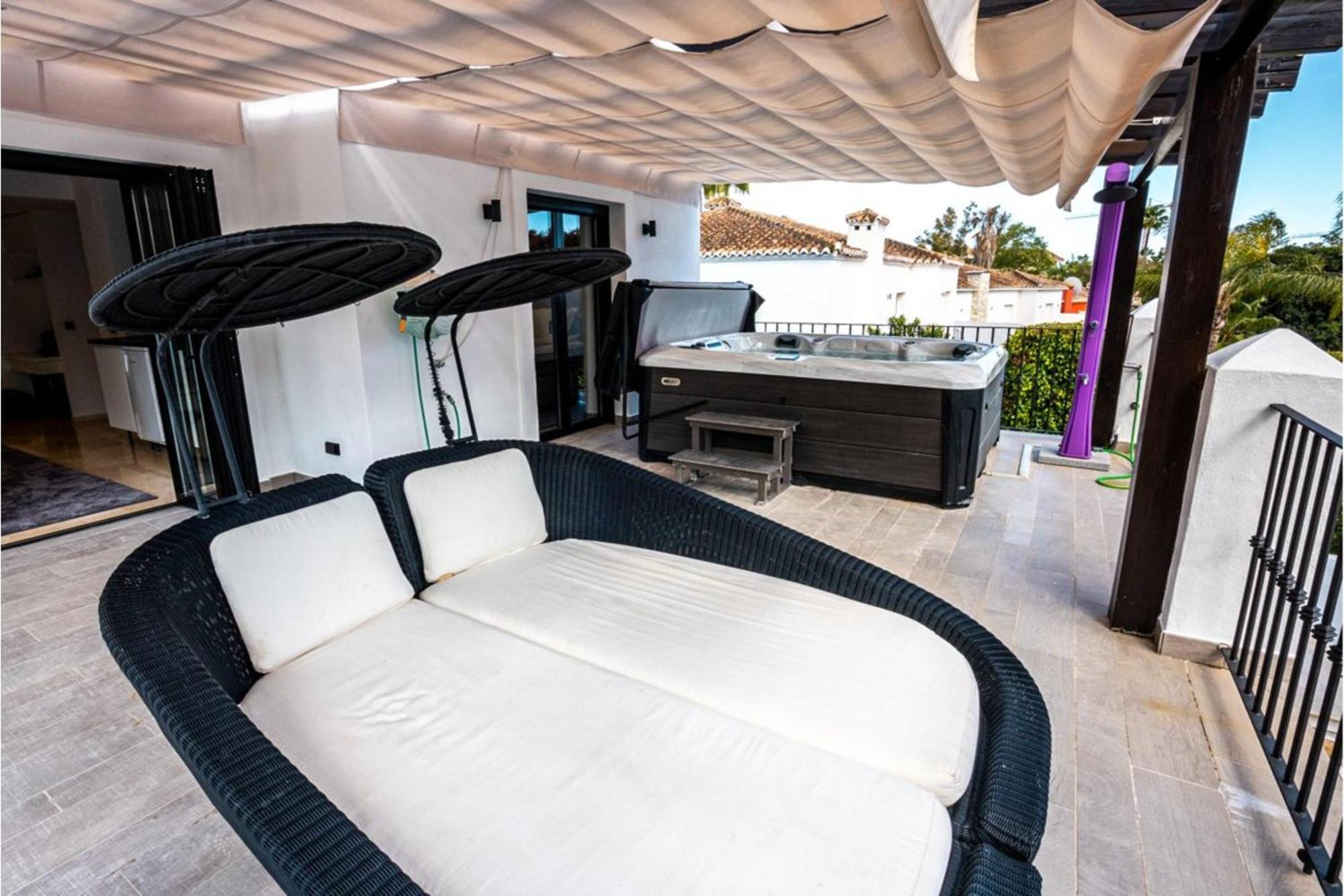 Villa New Zacaluca Pool Sauna & Gym - Happy Rentals Марбелья Екстер'єр фото